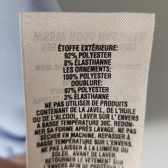 TED BAKER | Haswell Embellished A-Line Dress Baby Blue sz 8 - Picture 9 of 10